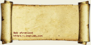 Jana Bakrač vizit kartica